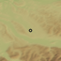 Shaded relief of the 51 km around Mönchaltorf, drawn from the GMTED2010 grid