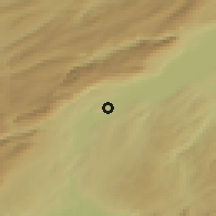 Shaded relief of the 51 km around Montagny, drawn from the GMTED2010 grid