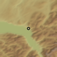 Shaded relief of the 51 km around Montreux, drawn from the GMTED2010 grid