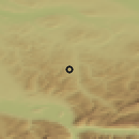 Shaded relief of the 51 km around Mosnang, drawn from the GMTED2010 grid