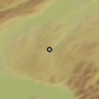 Shaded relief of the 51 km around Moudon, drawn from the GMTED2010 grid