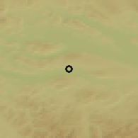Shaded relief of the 51 km around Müllheim, drawn from the GMTED2010 grid