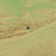 Shaded relief of the 51 km around Mümliswil-Ramiswil, drawn from the GMTED2010 grid