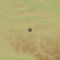 Shaded relief of the 51 km around Münchwilen, drawn from the GMTED2010 grid