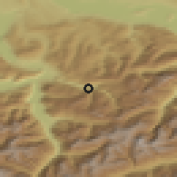Shaded relief of the 51 km around Muotathal, drawn from the GMTED2010 grid