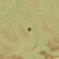 Shaded relief of the 51 km around Muri, drawn from the GMTED2010 grid