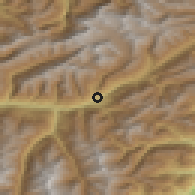 Shaded relief of the 51 km around Naters, drawn from the GMTED2010 grid