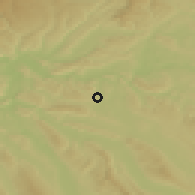 Shaded relief of the 51 km around Neerach, drawn from the GMTED2010 grid