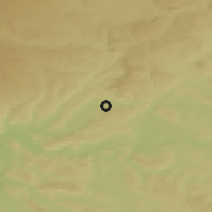Shaded relief of the 50 km around Neunkirch, drawn from the GMTED2010 grid