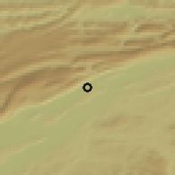 Shaded relief of the 51 km around Nidau, drawn from the GMTED2010 grid