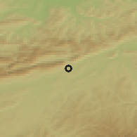 Shaded relief of the 51 km around Niederbipp, drawn from the GMTED2010 grid