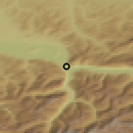 Shaded relief of the 51 km around Niederurnen, drawn from the GMTED2010 grid
