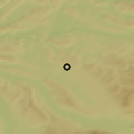 Shaded relief of the 51 km around Nürensdorf, drawn from the GMTED2010 grid