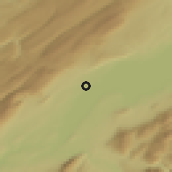 Shaded relief of the 51 km around Nyon, drawn from the GMTED2010 grid