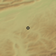 Shaded relief of the 51 km around Oberburg, drawn from the GMTED2010 grid