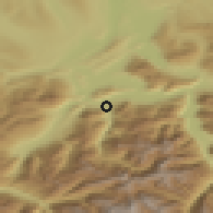 Shaded relief of the 51 km around Oberdorf, drawn from the GMTED2010 grid