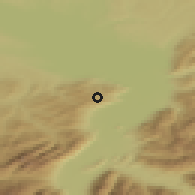 Shaded relief of the 51 km around Oberegg, drawn from the GMTED2010 grid