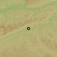 Shaded relief of the 51 km around Obergösgen, drawn from the GMTED2010 grid