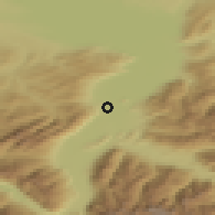 Shaded relief of the 51 km around Oberriet, drawn from the GMTED2010 grid