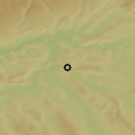 Shaded relief of the 51 km around Obersiggenthal, drawn from the GMTED2010 grid
