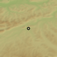 Shaded relief of the 51 km around Oftringen, drawn from the GMTED2010 grid