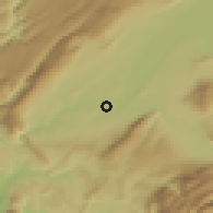 Shaded relief of the 51 km around Onex, drawn from the GMTED2010 grid