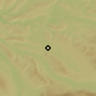 Shaded relief of the 51 km around Opfikon, drawn from the GMTED2010 grid