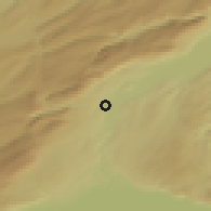 Shaded relief of the 51 km around Orbe, drawn from the GMTED2010 grid