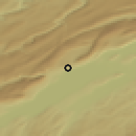 Shaded relief of the 51 km around Peseux, drawn from the GMTED2010 grid