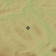 Shaded relief of the 51 km around Beinwil am See, drawn from the GMTED2010 grid