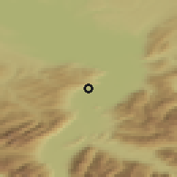 Shaded relief of the 51 km around Rebstein, drawn from the GMTED2010 grid