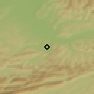 Shaded relief of the 51 km around Reinach, drawn from the GMTED2010 grid