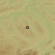 Shaded relief of the 51 km around Reinach, drawn from the GMTED2010 grid