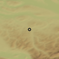 Shaded relief of the 51 km around Rickenbach, drawn from the GMTED2010 grid