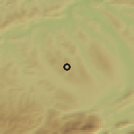 Shaded relief of the 51 km around Rickenbach, drawn from the GMTED2010 grid