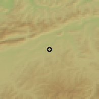 Shaded relief of the 51 km around Roggwil, drawn from the GMTED2010 grid