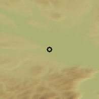 Shaded relief of the 51 km around Romanshorn, drawn from the GMTED2010 grid