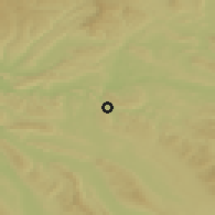 Shaded relief of the 51 km around Rorbas, drawn from the GMTED2010 grid