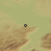 Shaded relief of the 51 km around Rorschach, drawn from the GMTED2010 grid