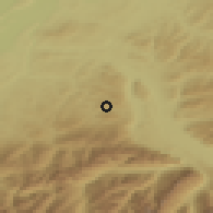 Shaded relief of the 51 km around Rüeggisberg, drawn from the GMTED2010 grid