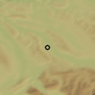 Shaded relief of the 51 km around Rüschlikon, drawn from the GMTED2010 grid