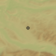 Shaded relief of the 51 km around Russikon, drawn from the GMTED2010 grid