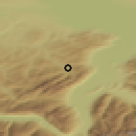 Shaded relief of the 51 km around Rüte, drawn from the GMTED2010 grid