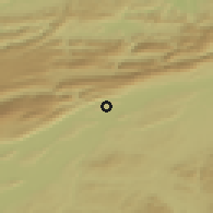 Shaded relief of the 51 km around Safnern, drawn from the GMTED2010 grid