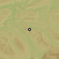 Shaded relief of the 51 km around Bergdietikon, drawn from the GMTED2010 grid