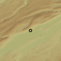 Shaded relief of the 51 km around Saint-Blaise, drawn from the GMTED2010 grid