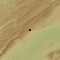 Shaded relief of the 51 km around Saint-Cergue, drawn from the GMTED2010 grid