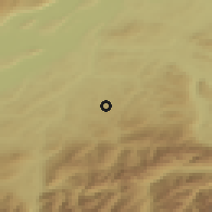Shaded relief of the 51 km around Sankt Antoni, drawn from the GMTED2010 grid