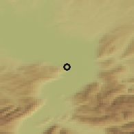 Shaded relief of the 51 km around Sankt Margrethen, drawn from the GMTED2010 grid