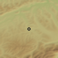 Shaded relief of the 51 km around Schötz, drawn from the GMTED2010 grid